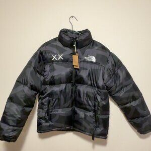 The North Face x KAWS Puffer Jacket – Black/Grey